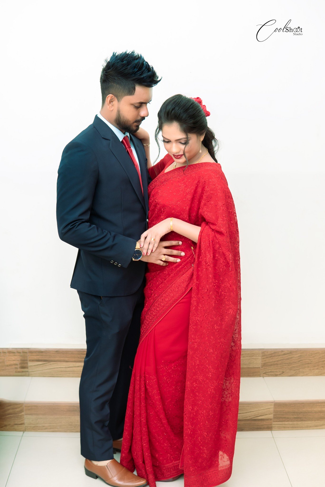 Wedding couple portrait